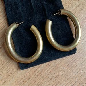 Laura Lombardi Gold Curve Earrings